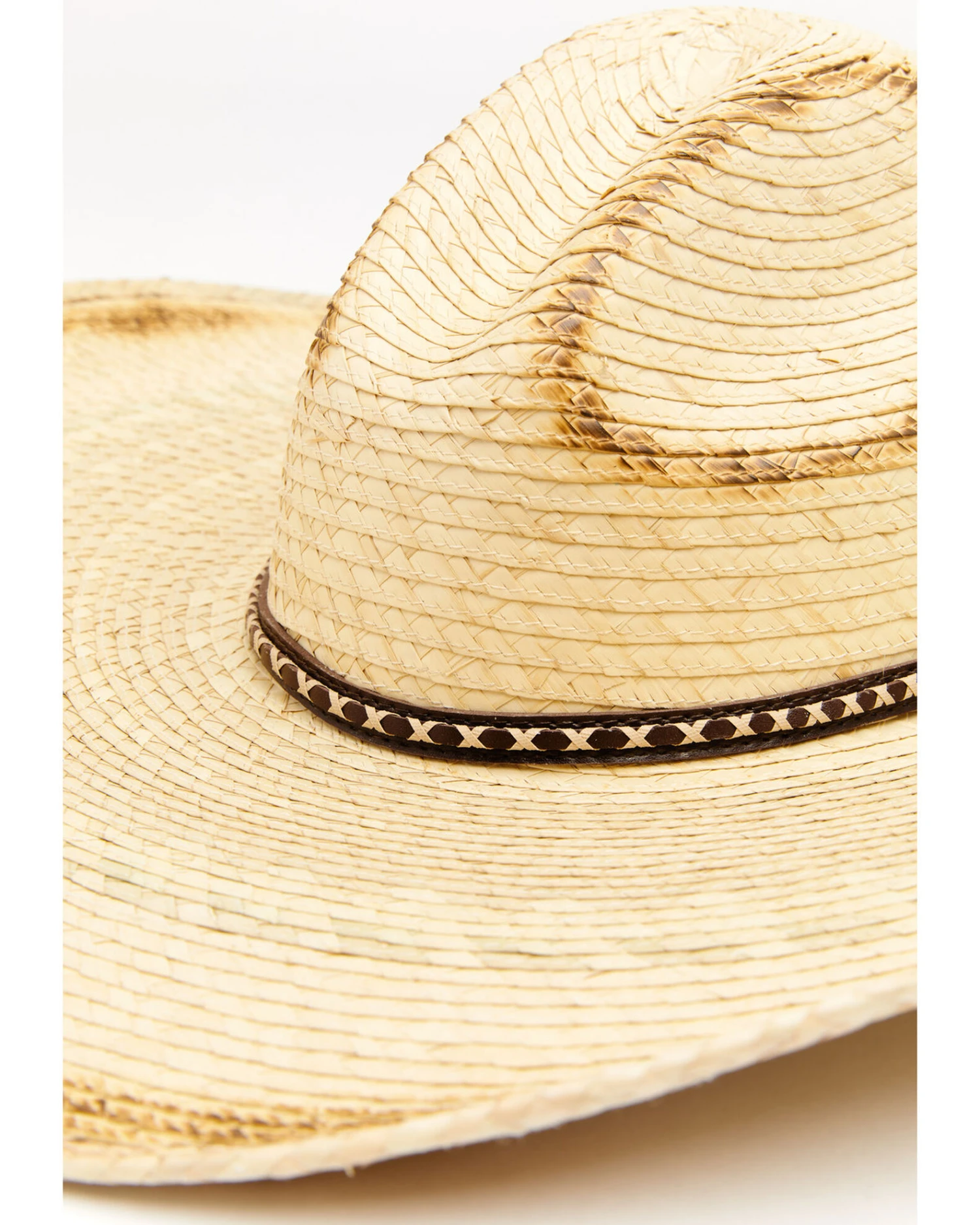 Cody James Men's Guatemalan Gus Palm Straw Western Hat - Image 2