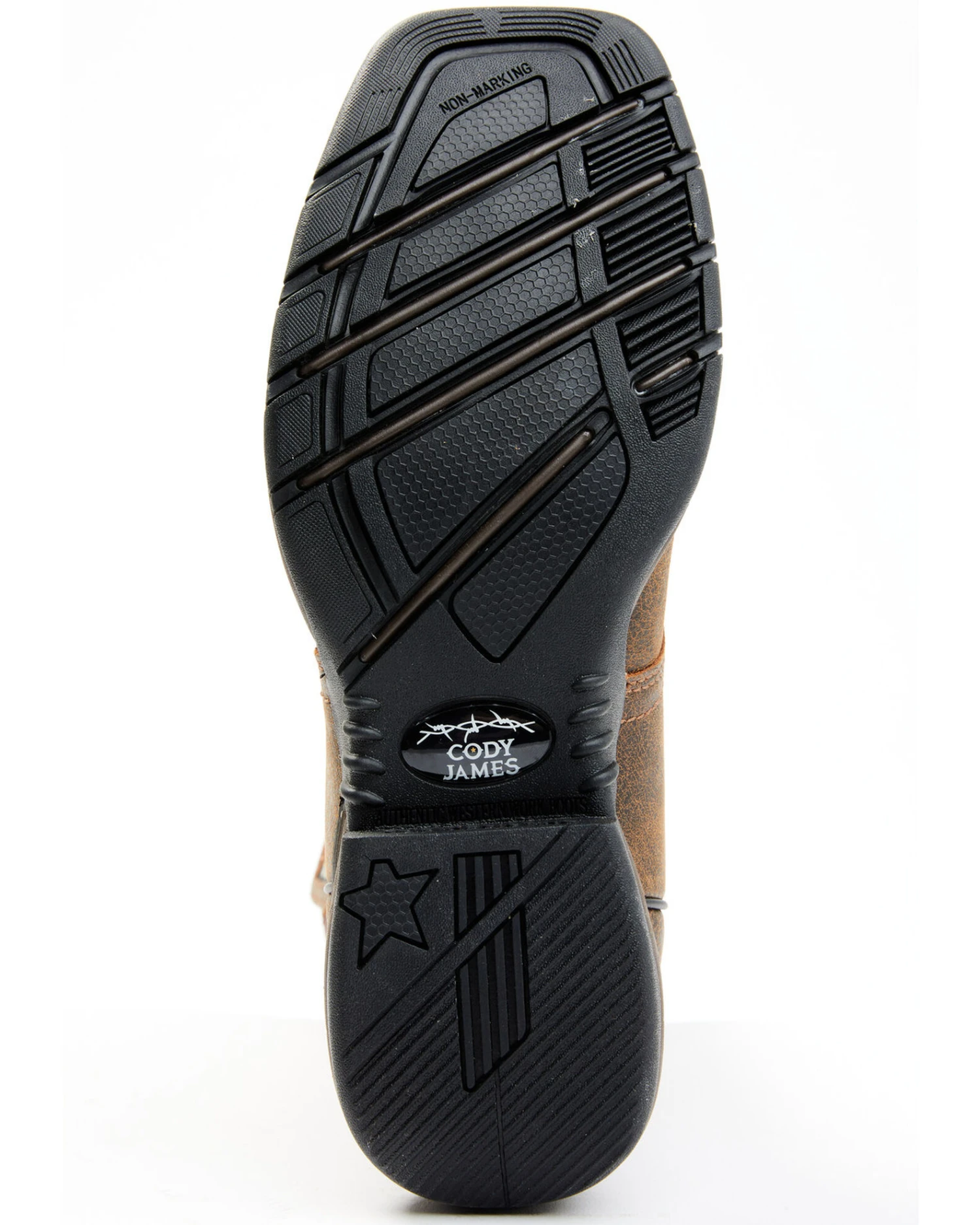 Cody James Men's Nano Lite Waterproof Western Work Boots - Composite Toe - Image 7