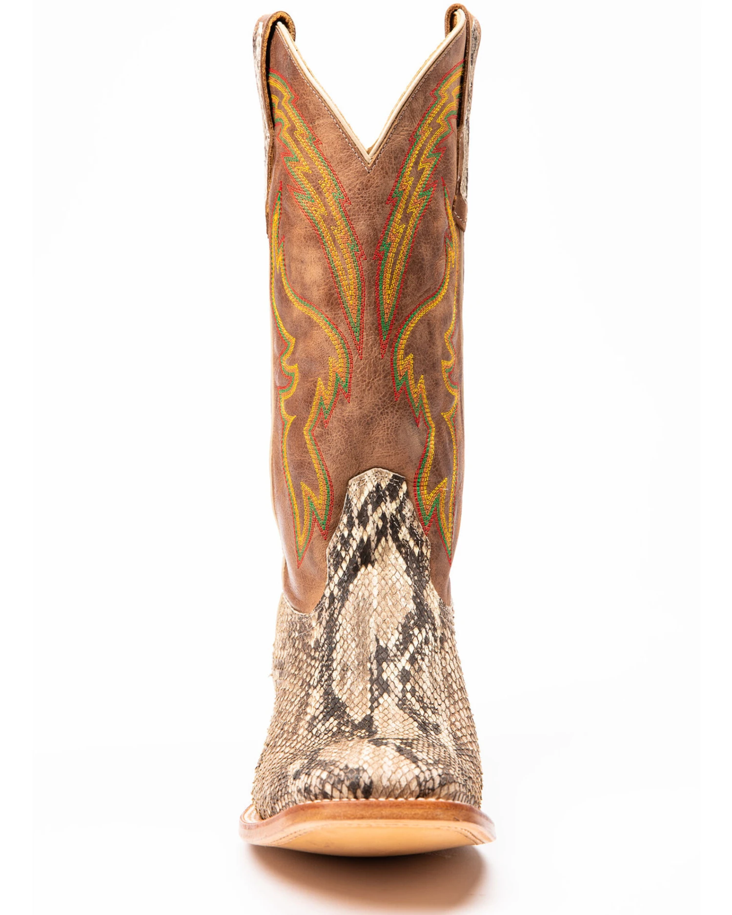 Cody James Men's Python Western Boots - Broad Square Toe - Image 4