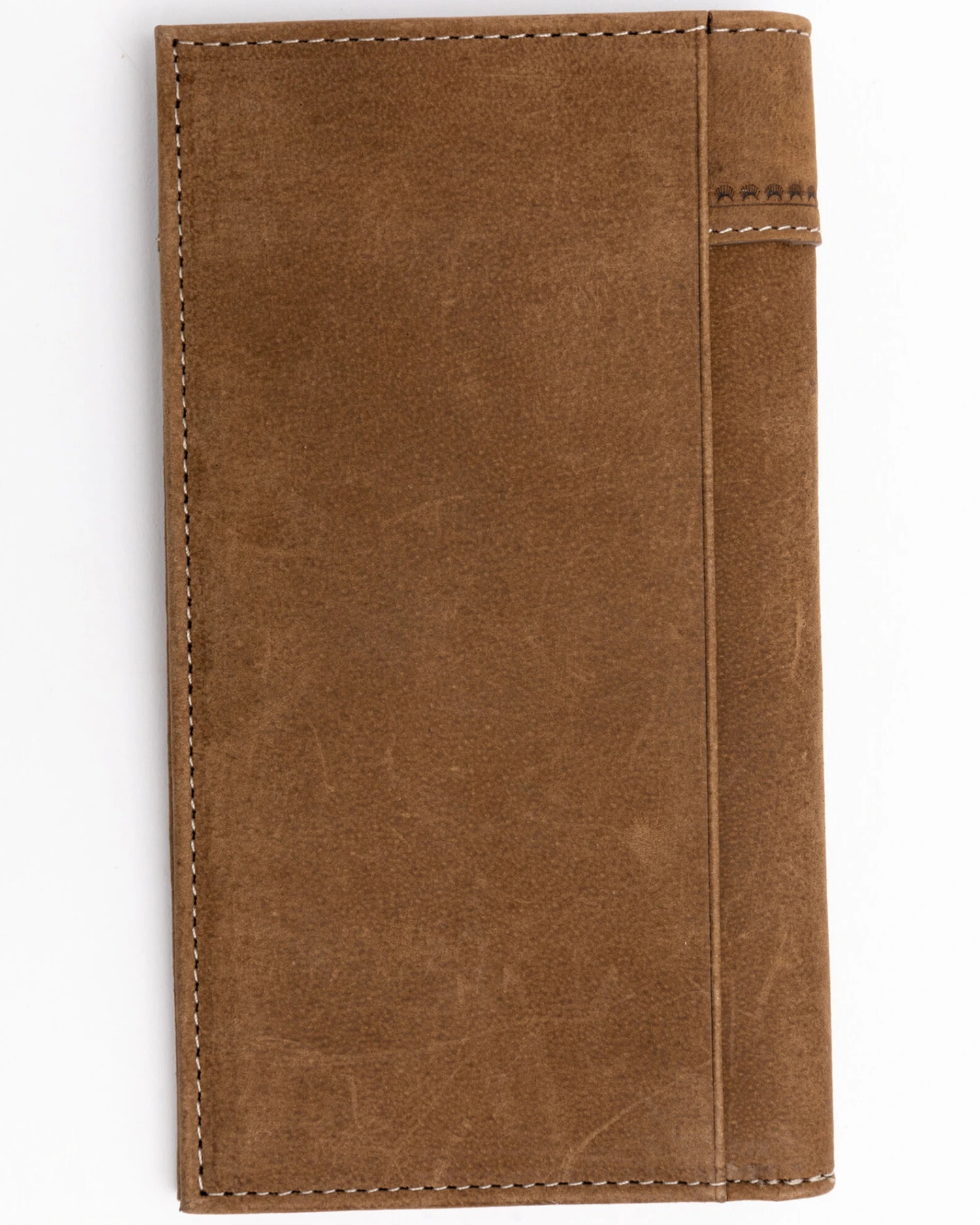 Cody James Men's Hair On Praying Cowboy Leather Checkbook Wallet - Image 4