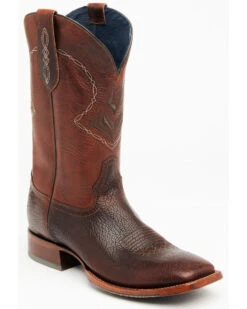 Cody James Men's Cognac Honey Western Performance Boots - Broad Square Toe