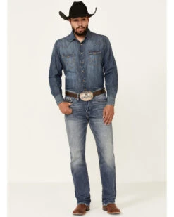 Cody James Core Men's Buster Stretch Medium Wash Slim Straight JeansÂ