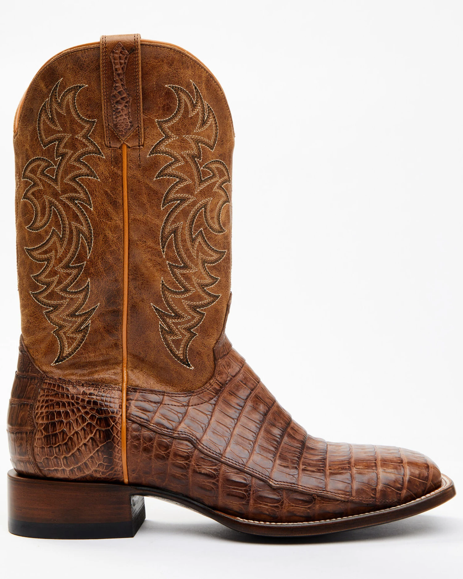 Cody James Men's Nuez Exotic Caiman Skin Western Boots - Broad Square Toe - Image 2