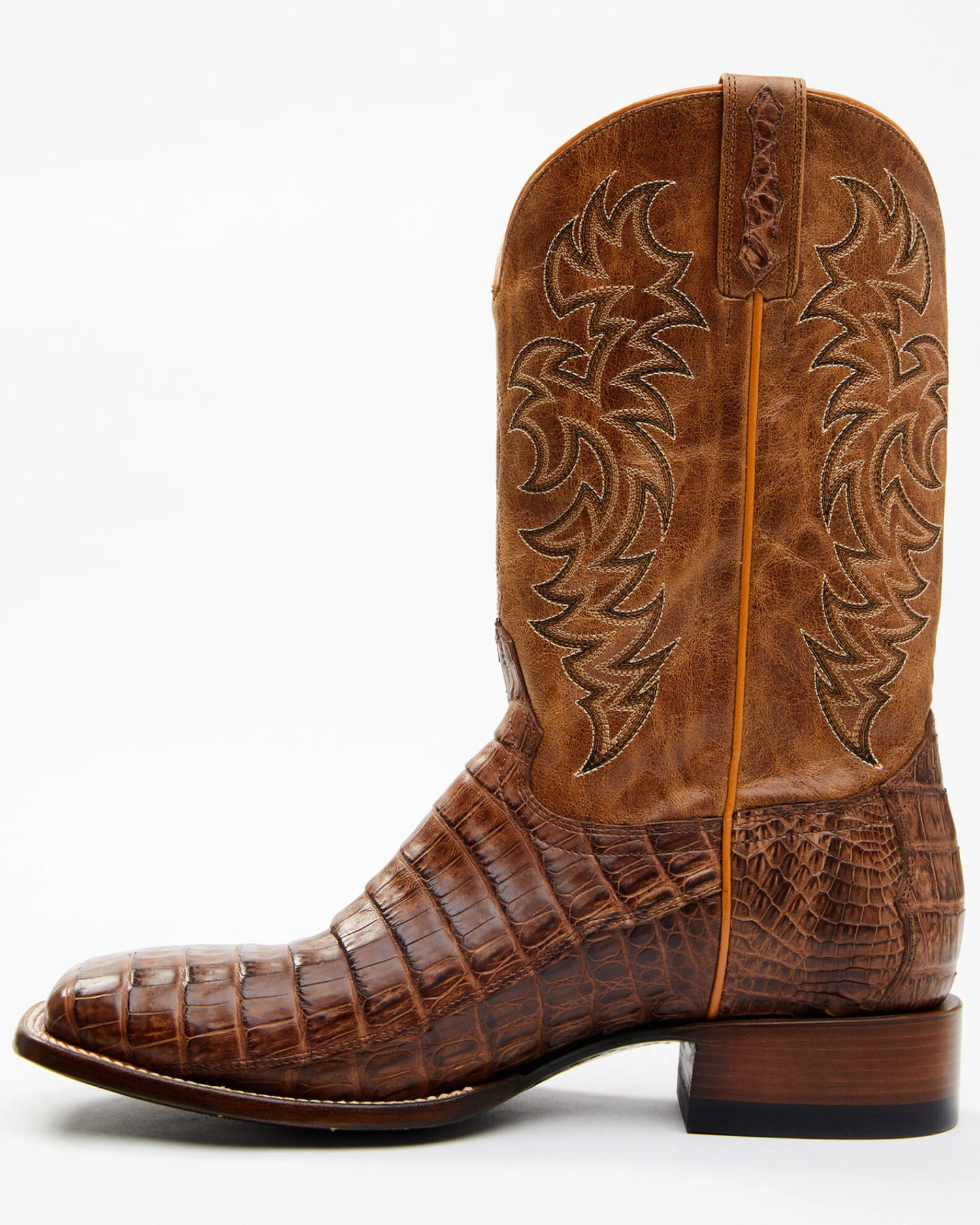 Cody James Men's Nuez Exotic Caiman Skin Western Boots - Broad Square Toe - Image 3