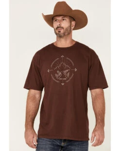 Cody James Men's Desert Compass Graphic Short Sleeve T-ShirtÂ