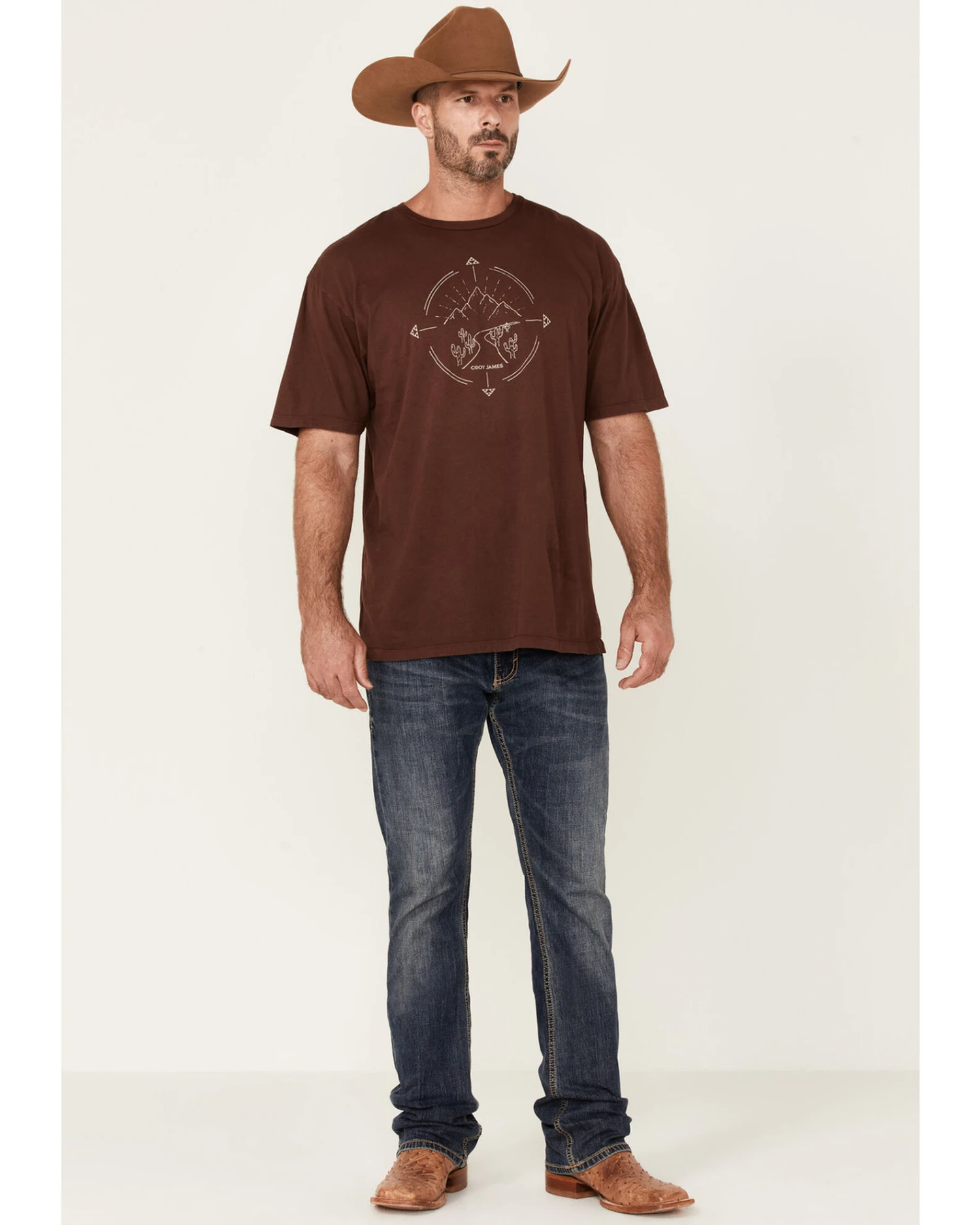 Cody James Men's Desert Compass Graphic Short Sleeve T-Shirt - Image 2