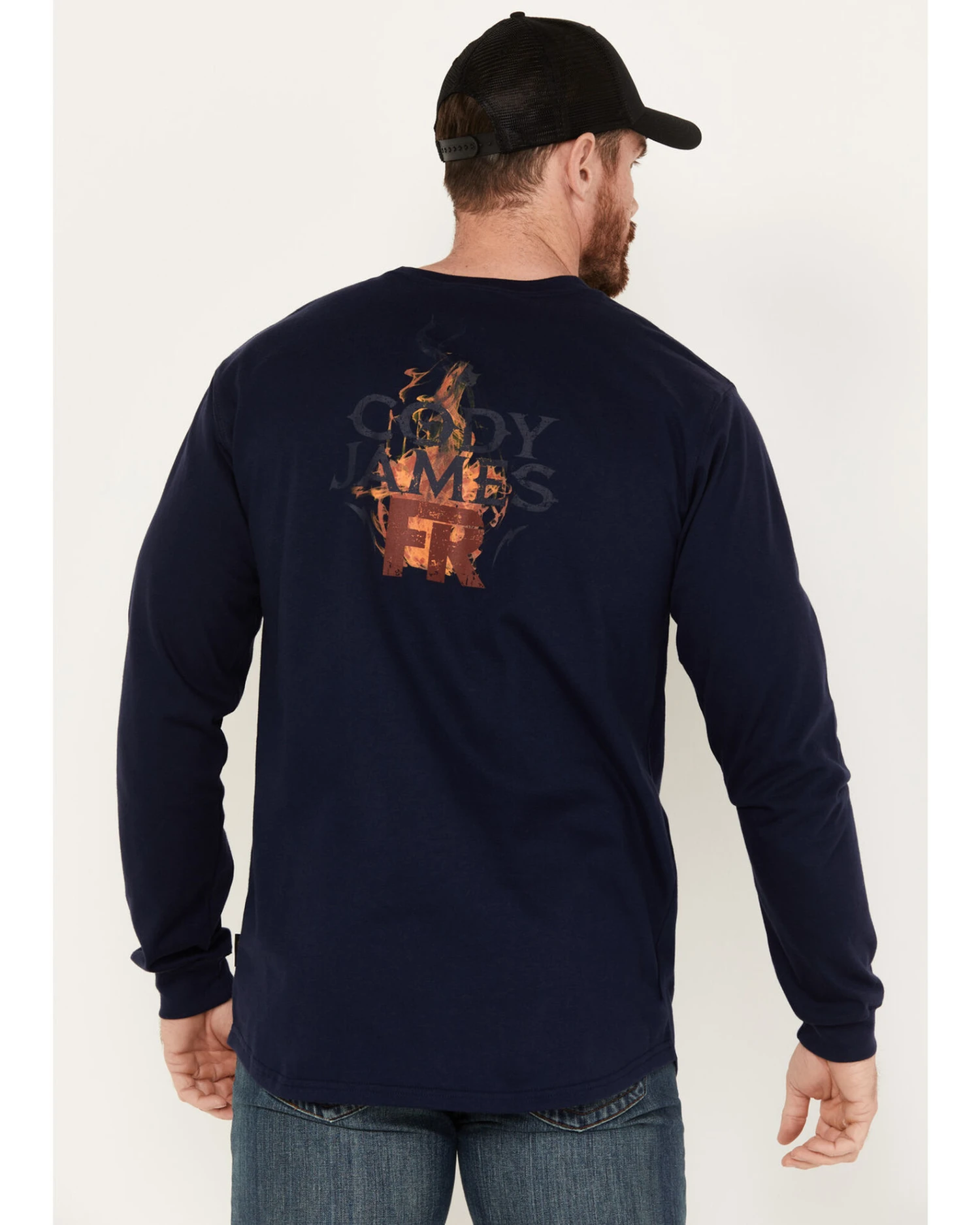 Cody James Men's FR Vintage Graphic Long Sleeve Work Shirt