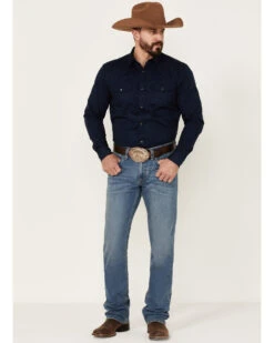 Cody James Men's Roughstock Medium Wash Rigid Slim Straight JeansÂ