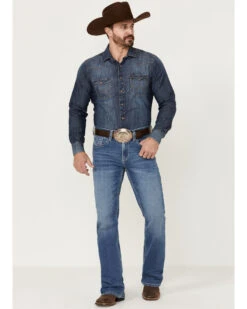 Cody James Men's Silverton Light Wash Stretch Relaxed Bootcut JeansÂ