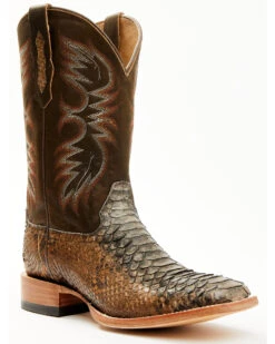Cody James Men's Python Exotic Western Boots - Broad Square Toe