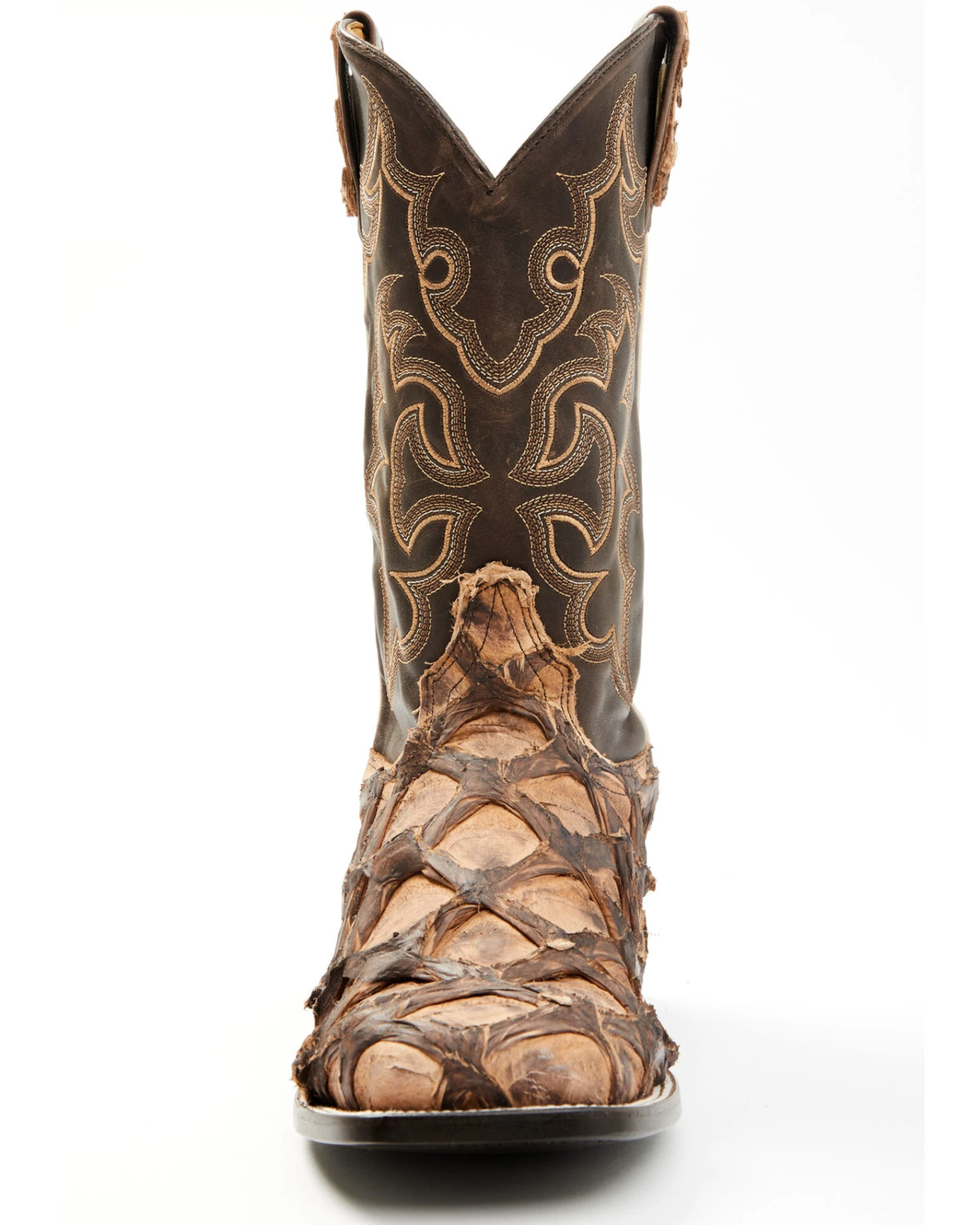 Cody James Men's Exotic Pirarucu Western Boots - Broad Square Toe - Image 7