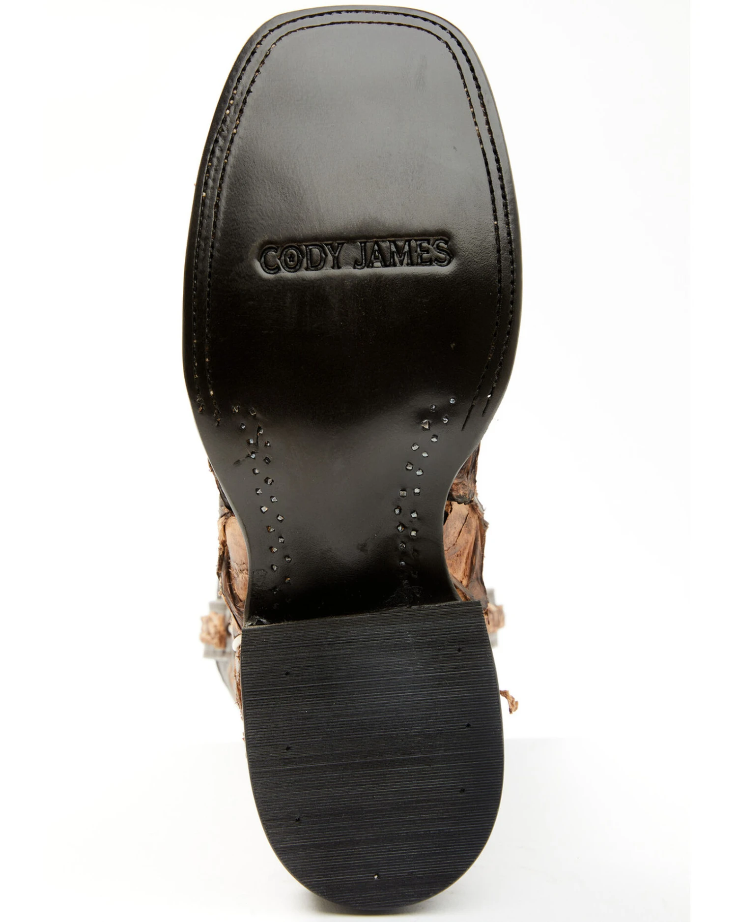 Cody James Men's Exotic Pirarucu Western Boots - Broad Square Toe