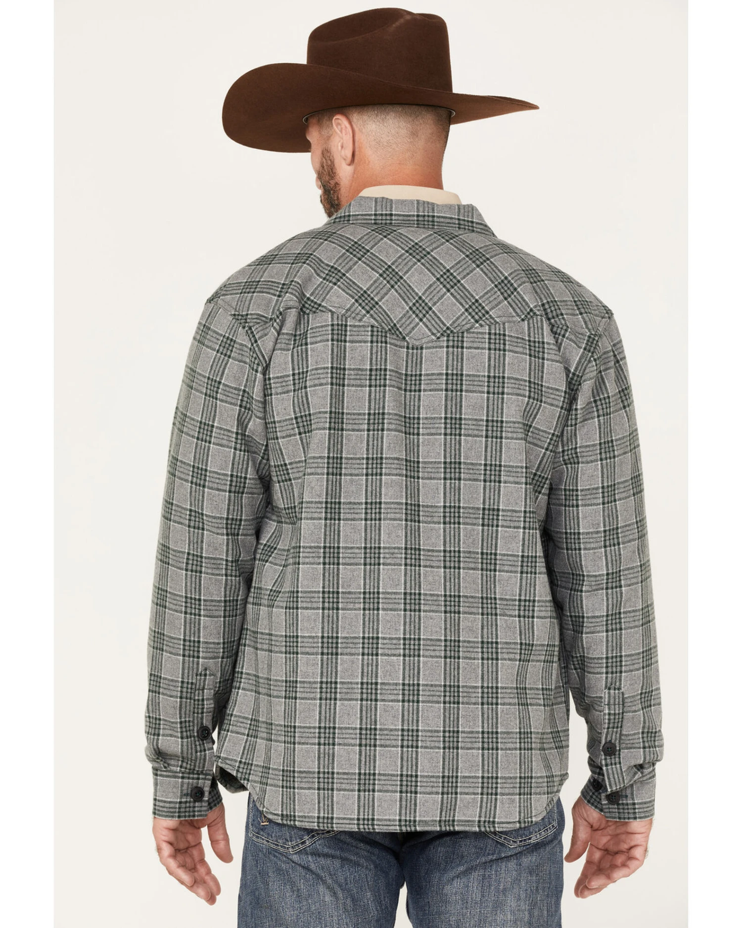 Cody James Men's Polar Bonded Plaid Button Down Flannel