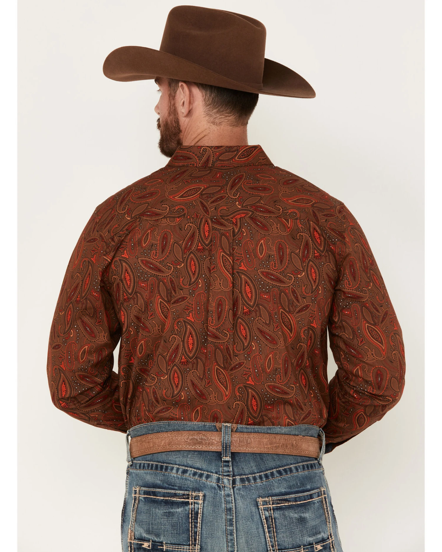 Cody James Tortuga Paisley Print Button Down Western Shirt - Big & Tall - Image 4