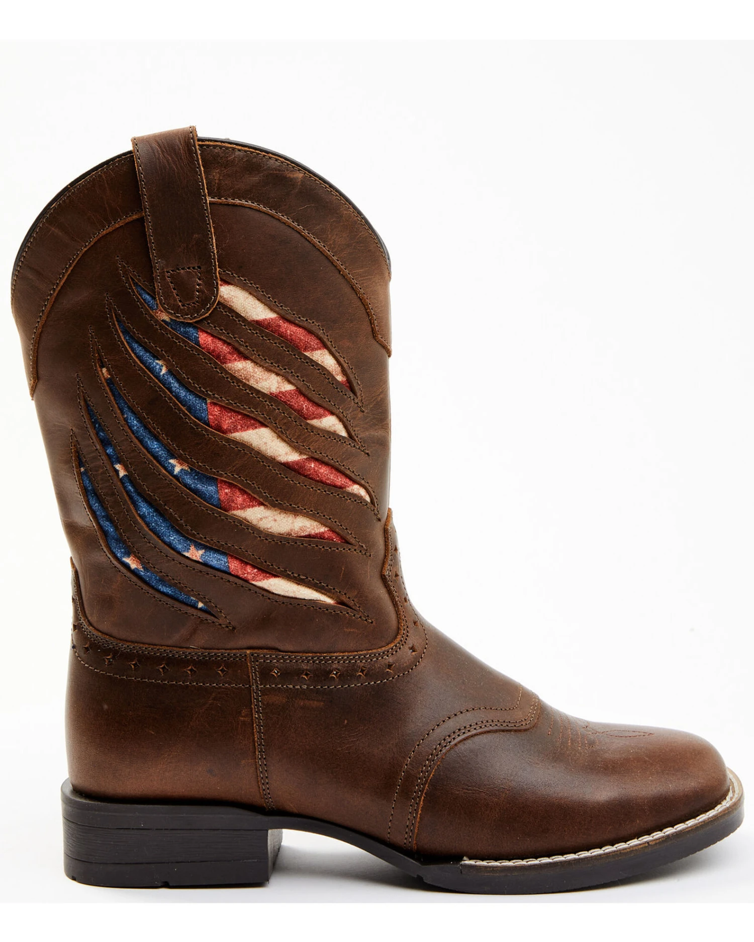 Cody James Boys' Ripped Flag Western Boots - Broad Square Toe - Image 2