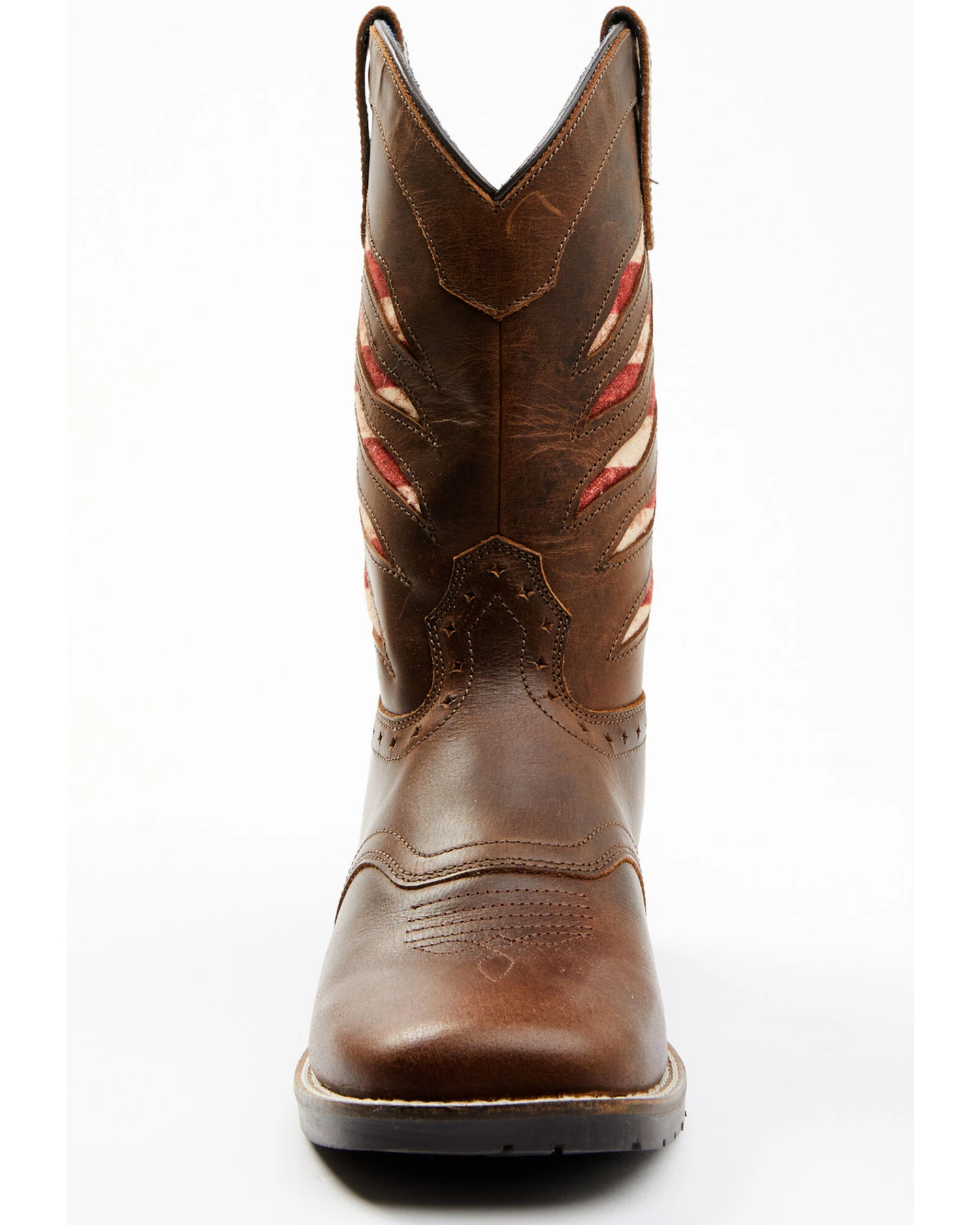 Cody James Boys' Ripped Flag Western Boots - Broad Square Toe - Image 4