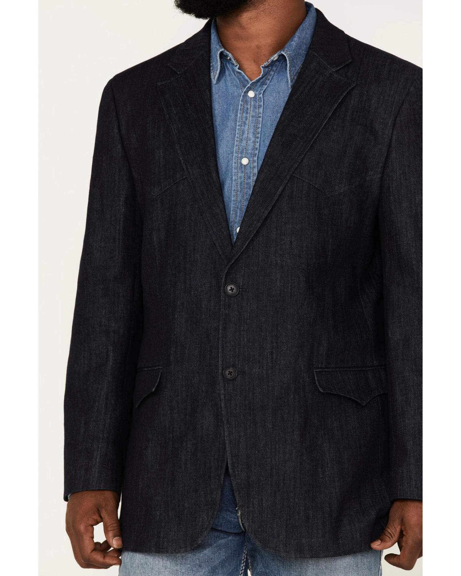 Cody James Men's Kentucky Denim Blazer - Image 3