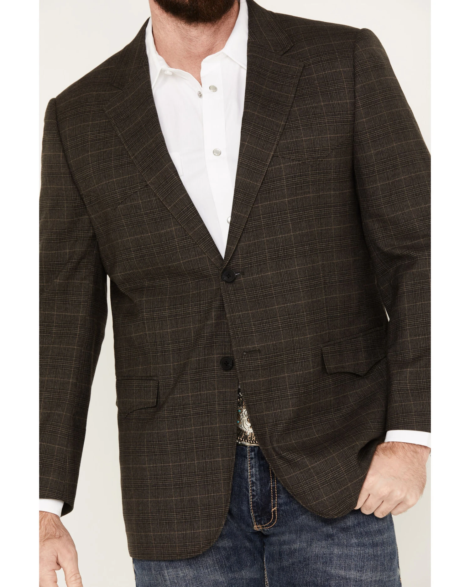 Cody James Men's Plaid Print Sportcoat - Image 3