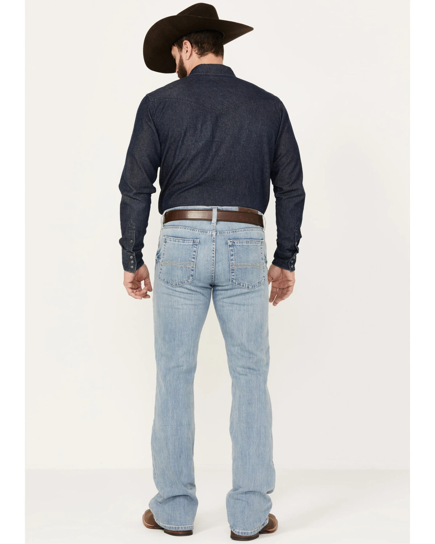 Cody James Men's Owens Light Wash Slim Boot Stretch Denim Jeans - Image 3