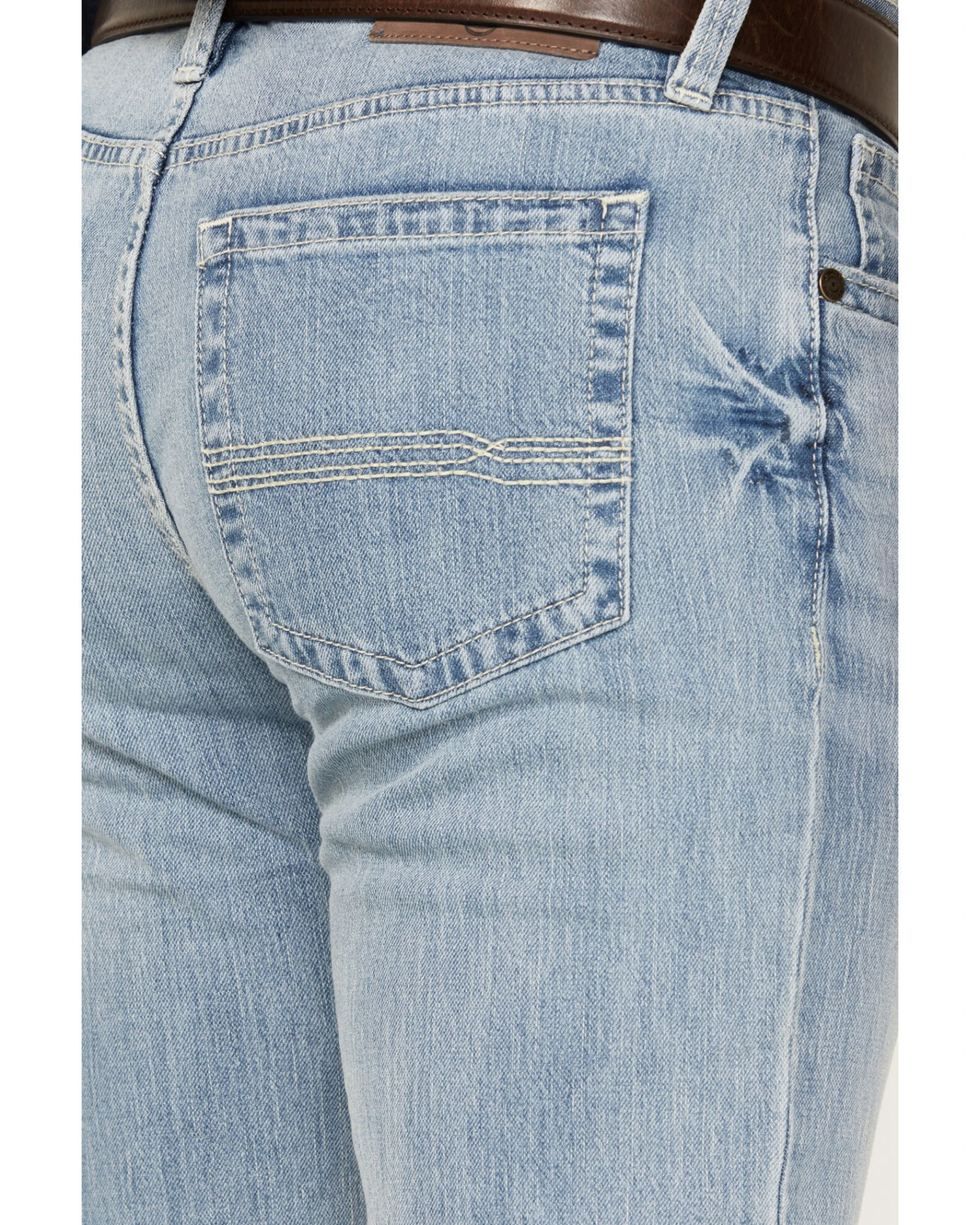 Cody James Men's Owens Light Wash Slim Boot Stretch Denim Jeans - Image 4