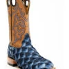 Cody James Men's Exotic Pirarucu Western Boots - Broad Square Toe 