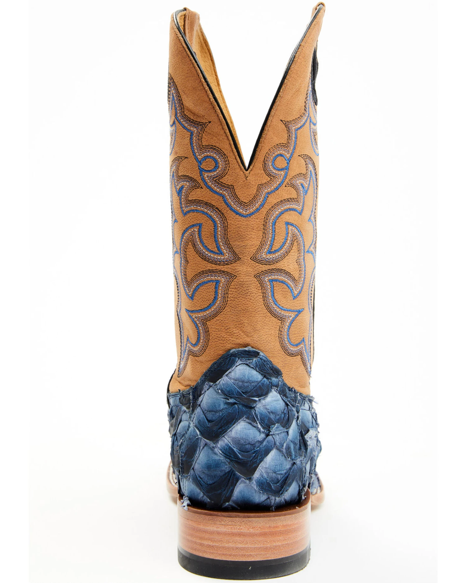 Cody James Men's Exotic Pirarucu Western Boots - Broad Square Toe - Image 5