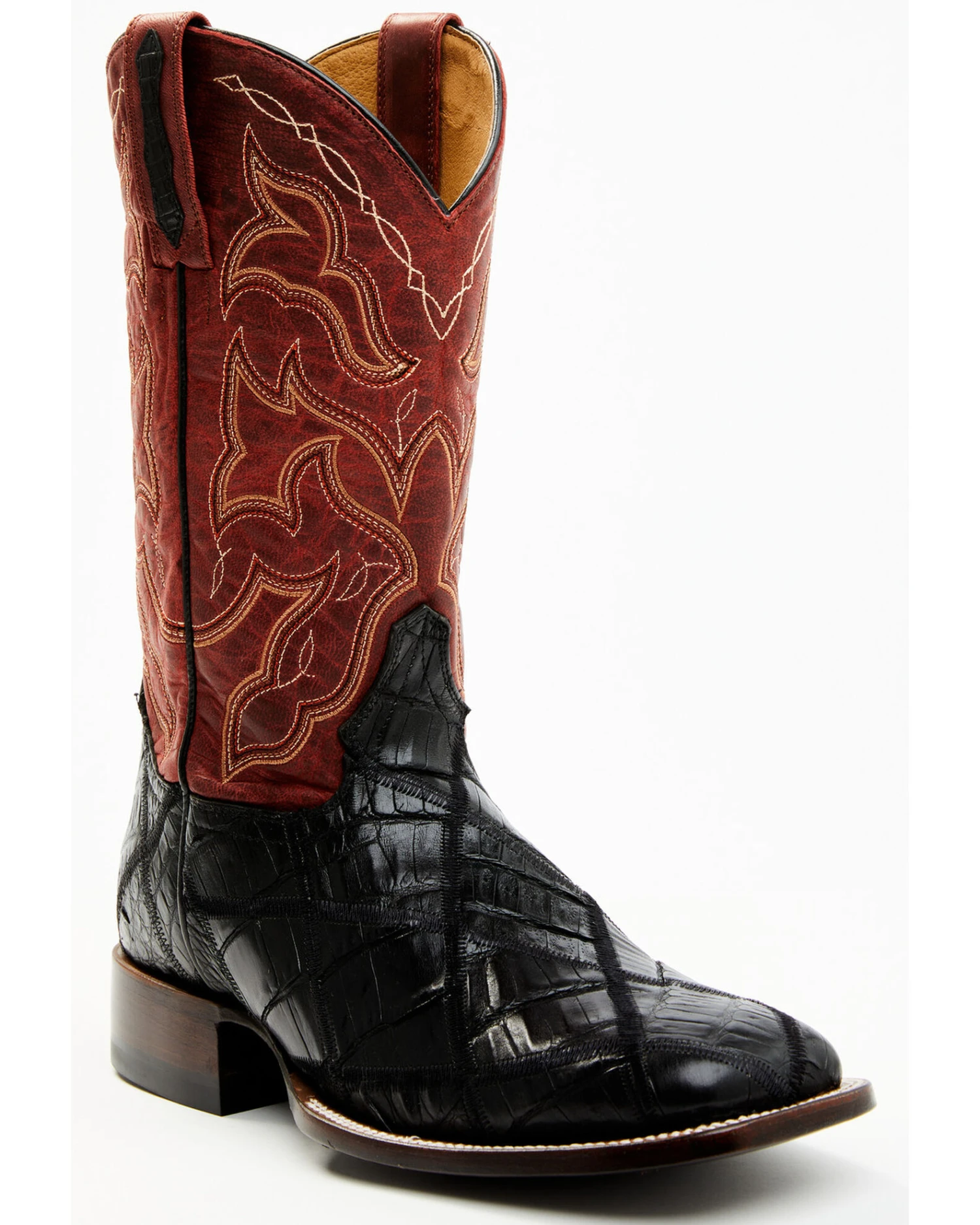 Cody James Men's Exotic Caiman Western Boots - Broad Square Toe - Image 2