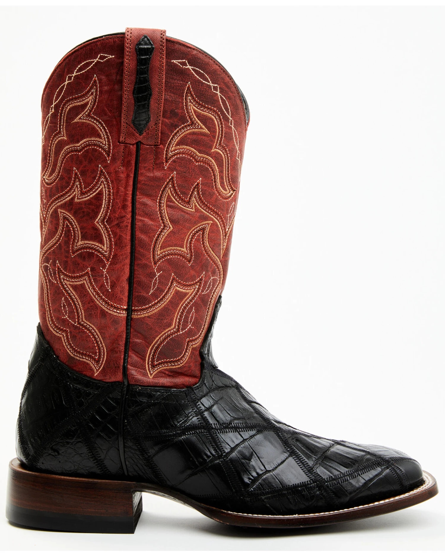 Cody James Men's Exotic Caiman Western Boots - Broad Square Toe - Image 4