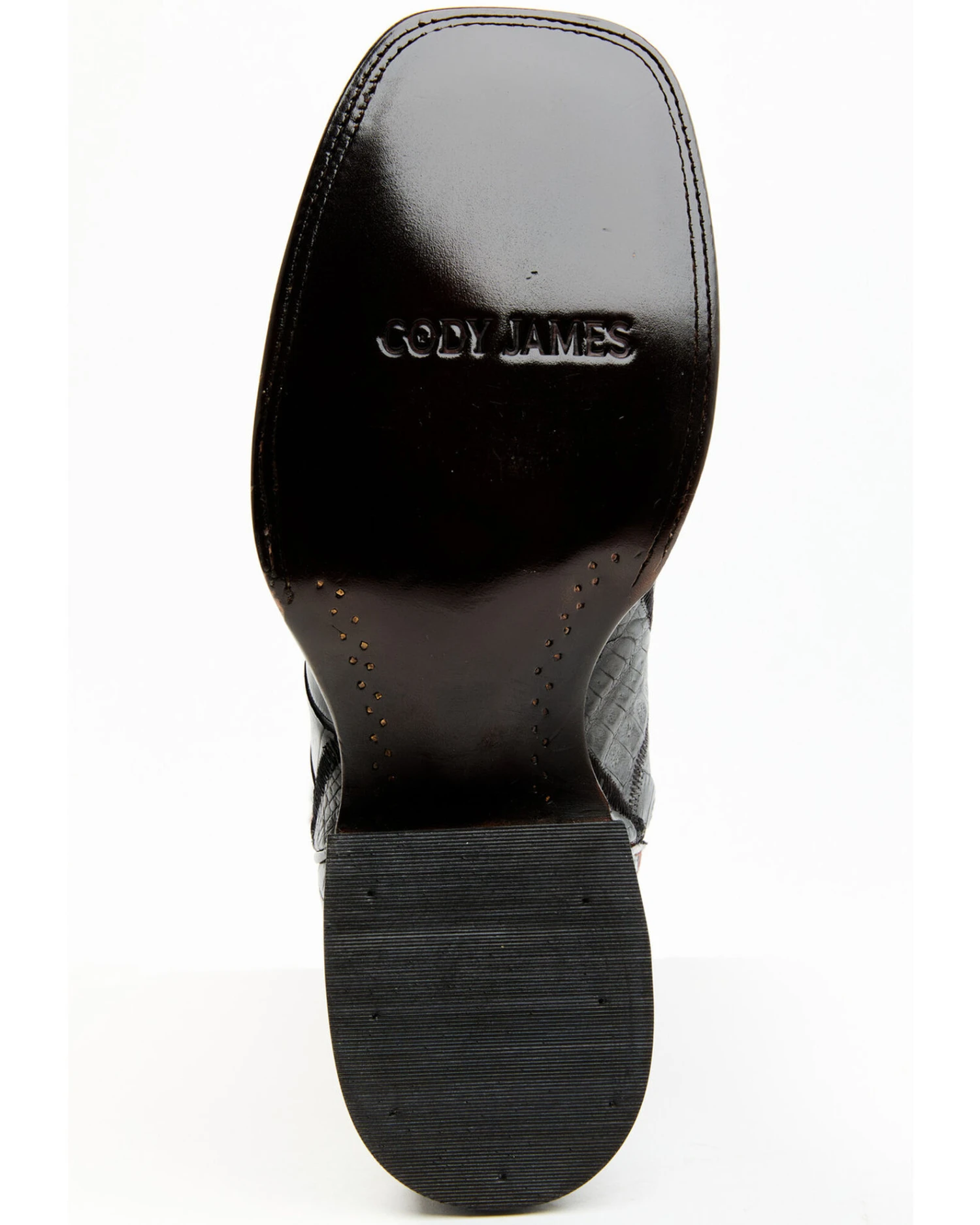 Cody James Men's Exotic Caiman Western Boots - Broad Square Toe - Image 5